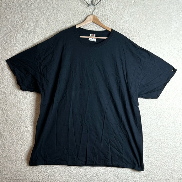 NWT Fruit Of The Loom Mens HD Cotton Black T Shirt Size 3XL - Picture 1 of 5